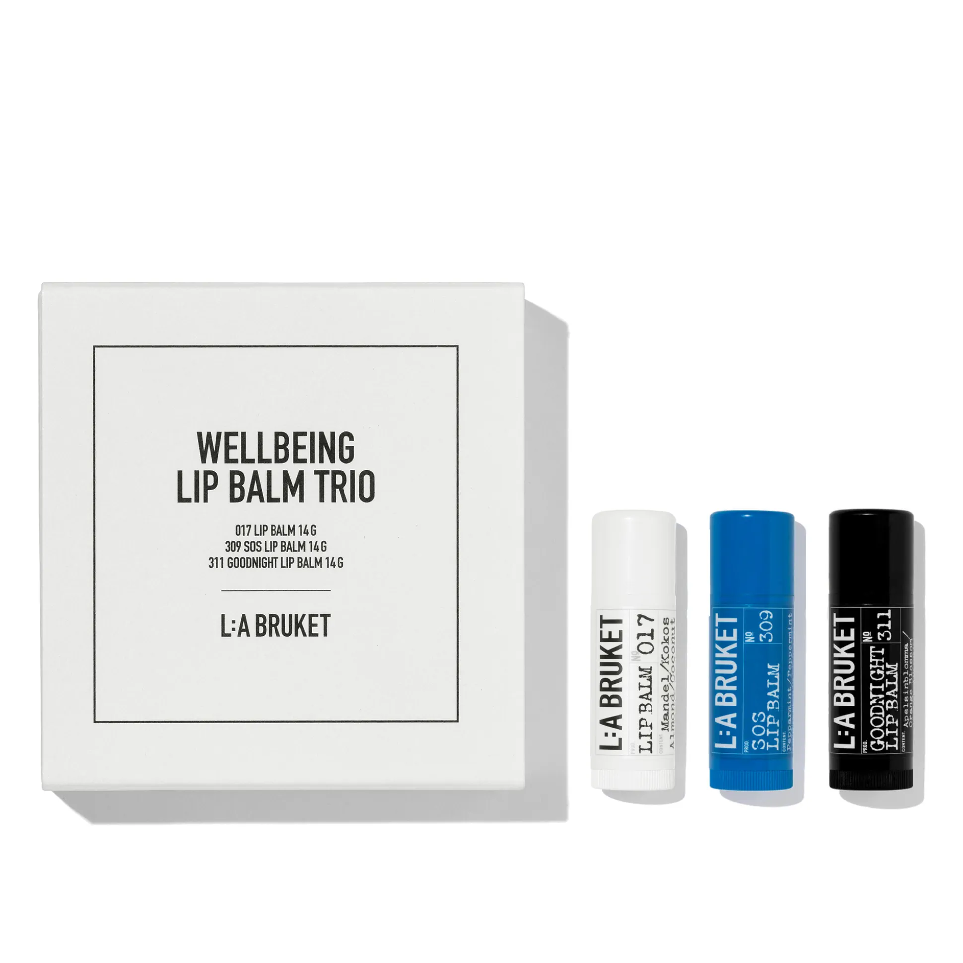 Trio de baumes à lèvres Wellbeing