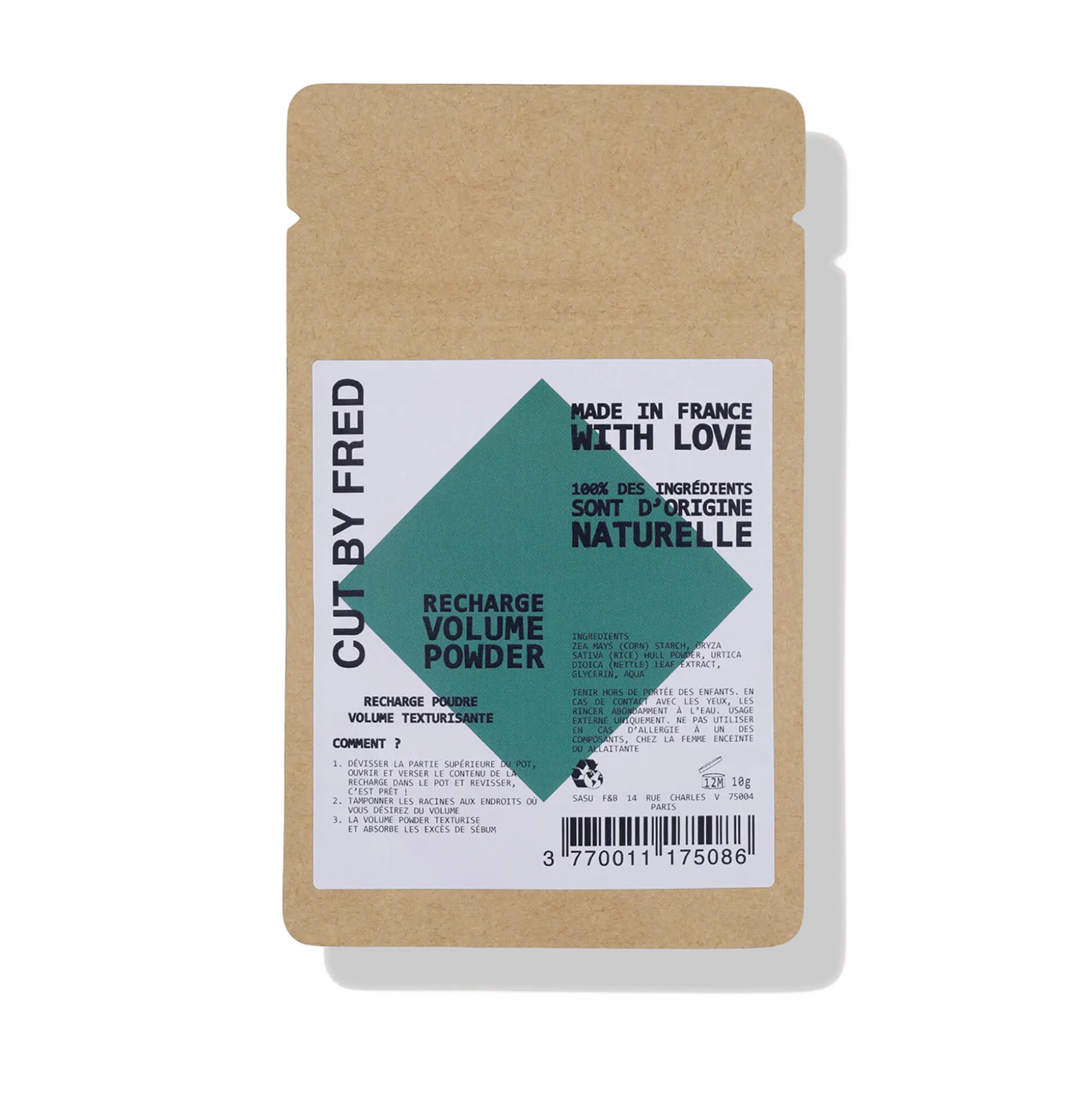 Vegan Volume Powder Shampoing Sec Volume Recharge